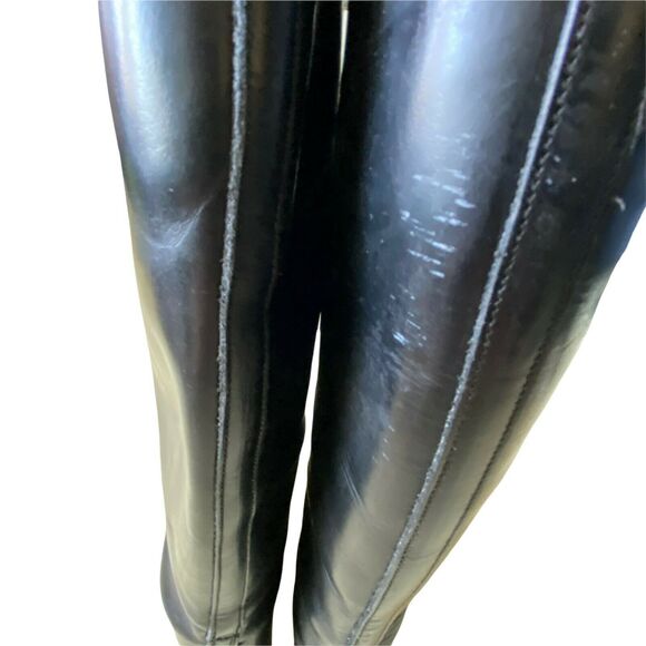 Marlborough Riding Boots Women's US SZ 8.5 UK size 7.5 Black Leather Knee High - Picture 7 of 12